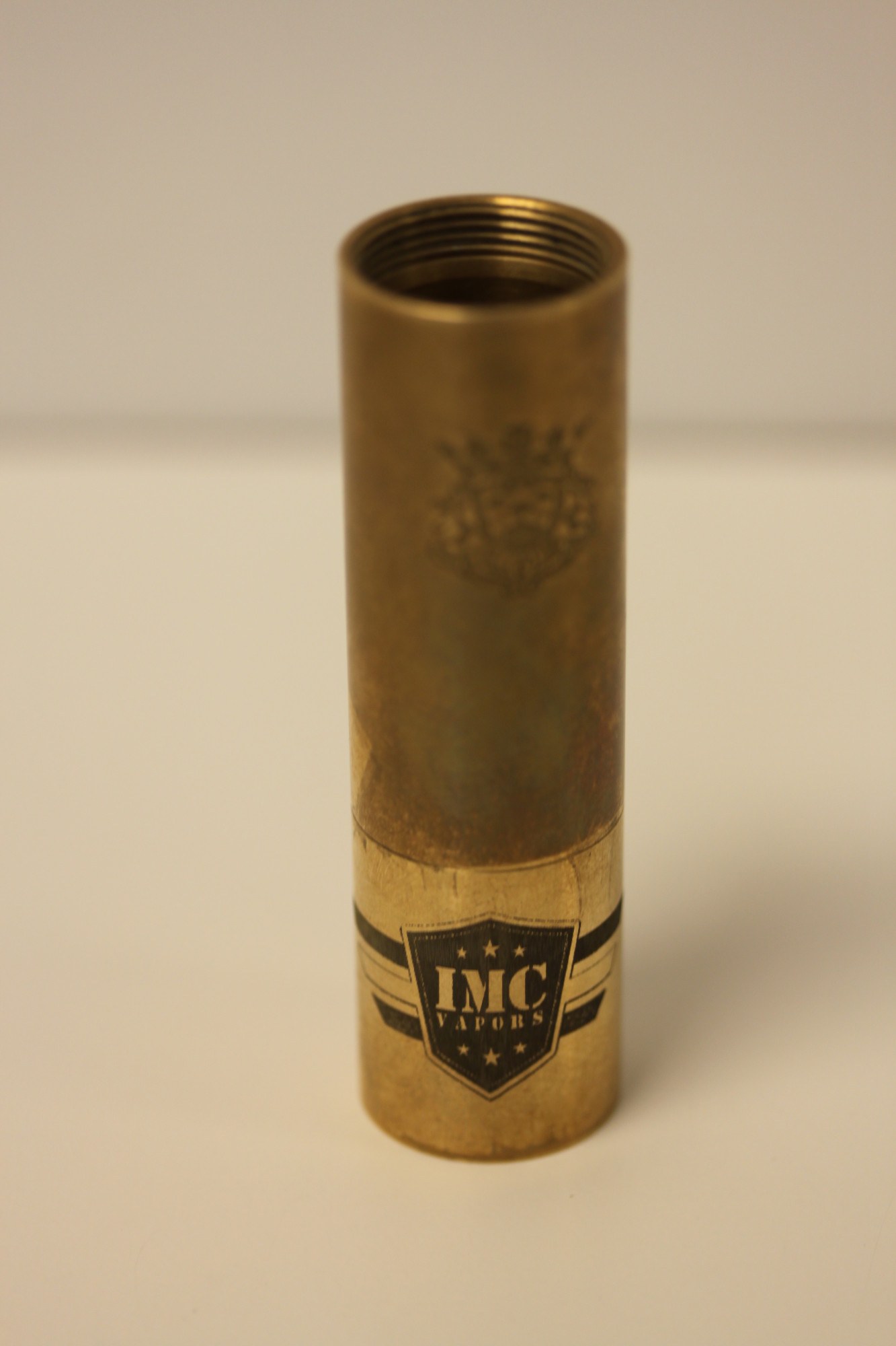Engraved Brass Vape Tube