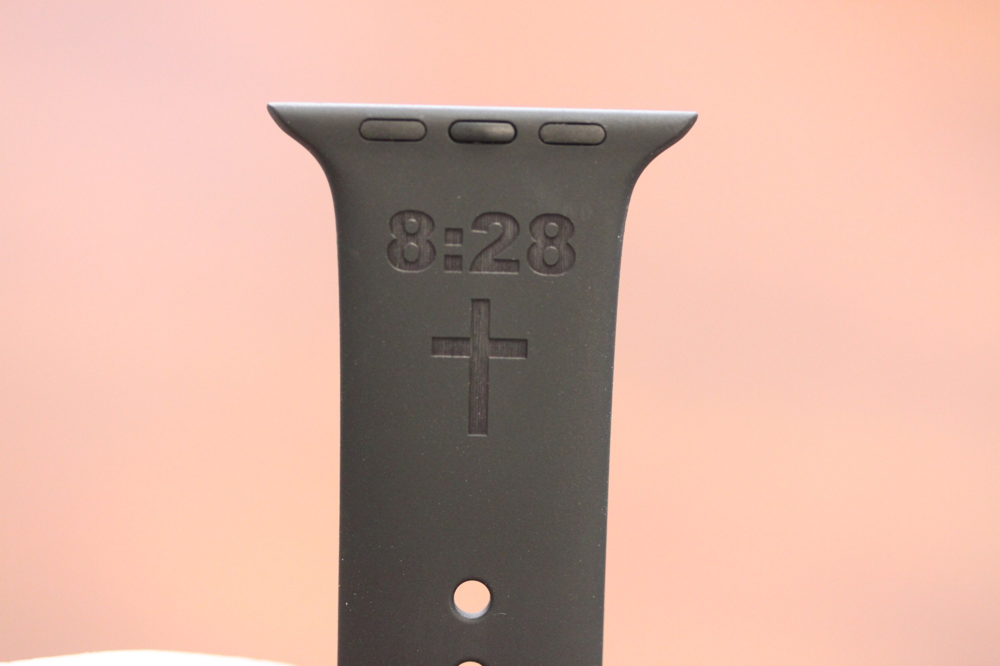 Engraved Apple Watch Sport Band