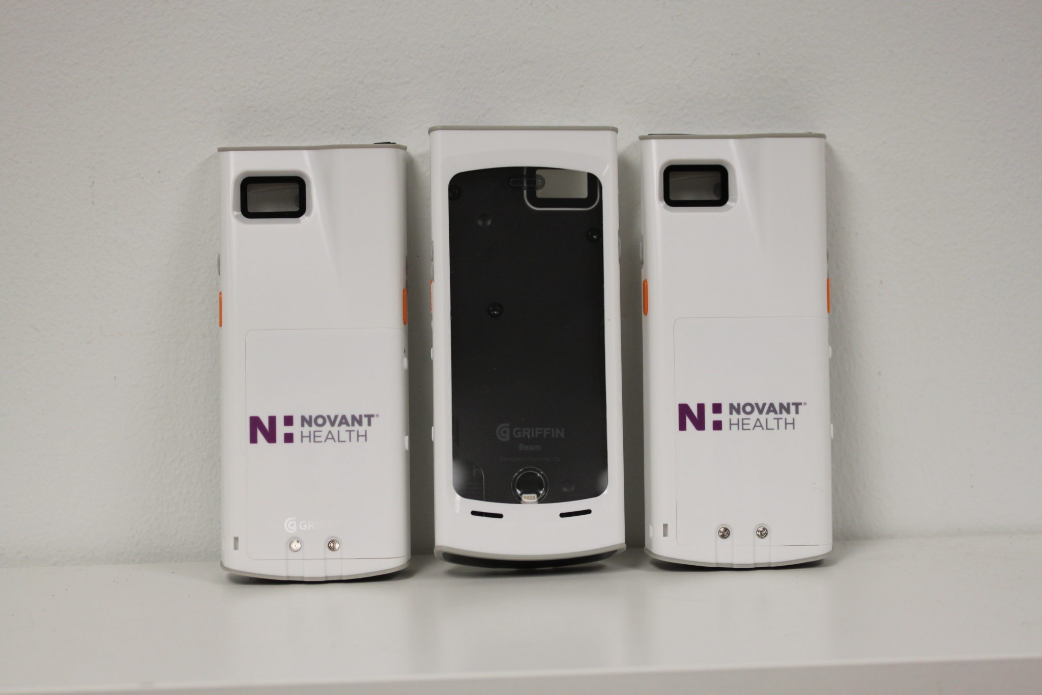 Corporate-branded iPhone barcode reader cases