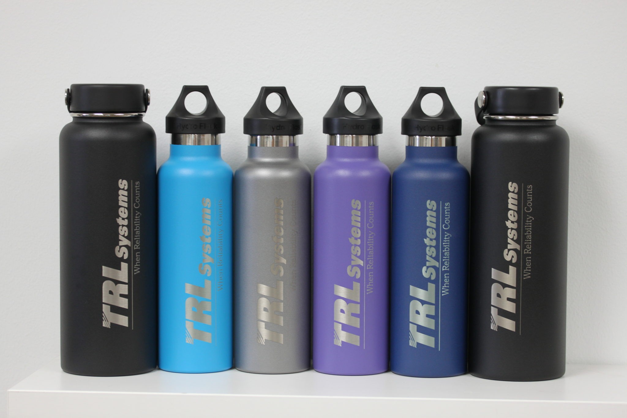 Laser Engraved Hydroflask Water Bottles