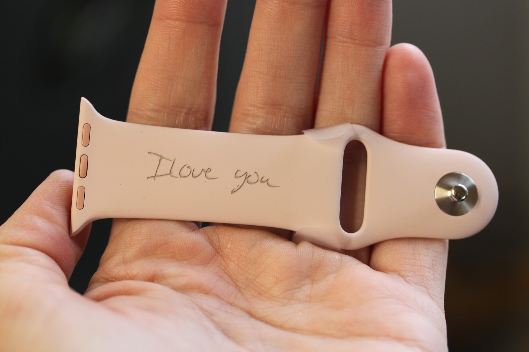 I Love You – Handwriting Engraving