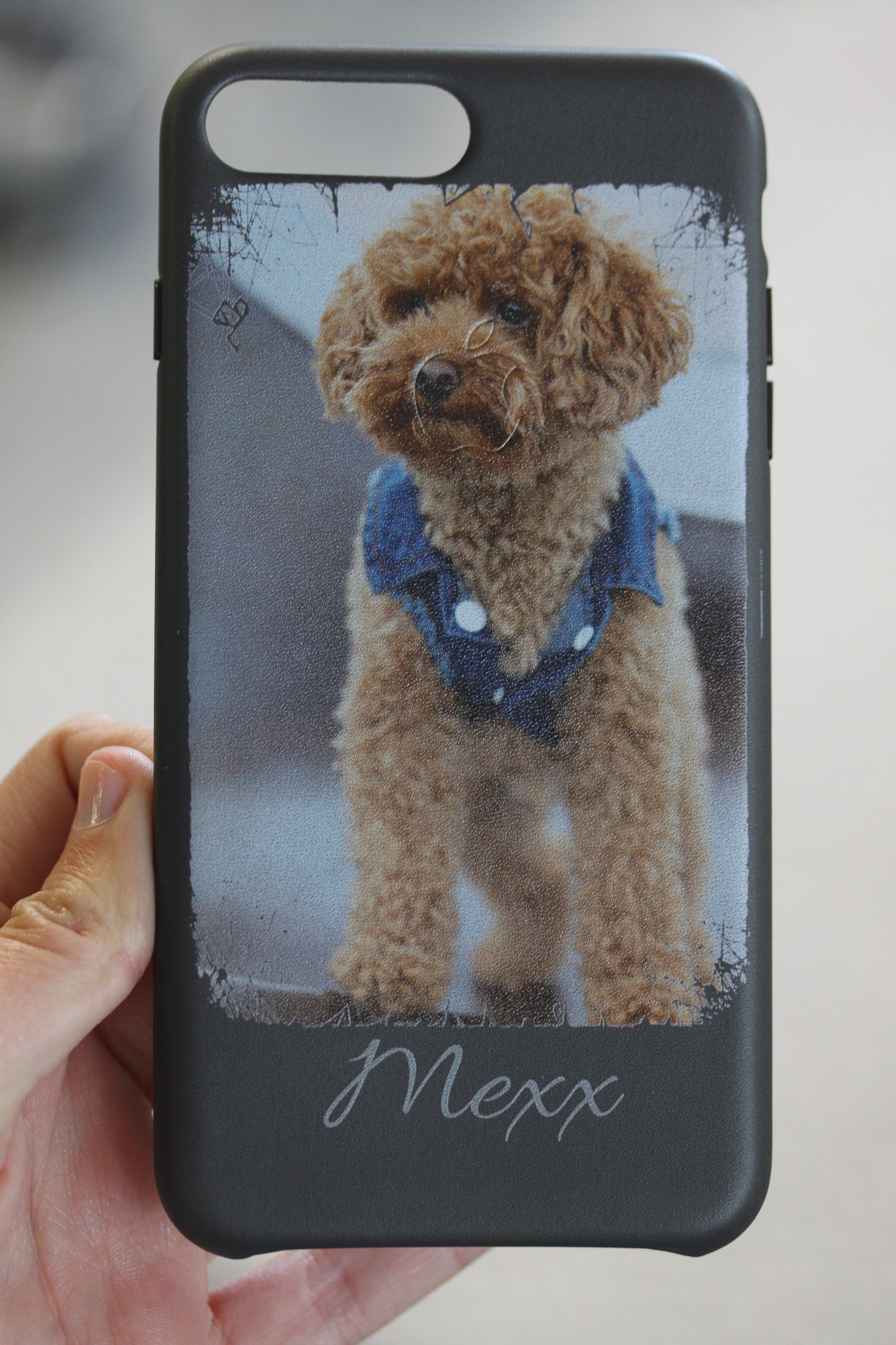 Photo on Leather Apple iPhone Case
