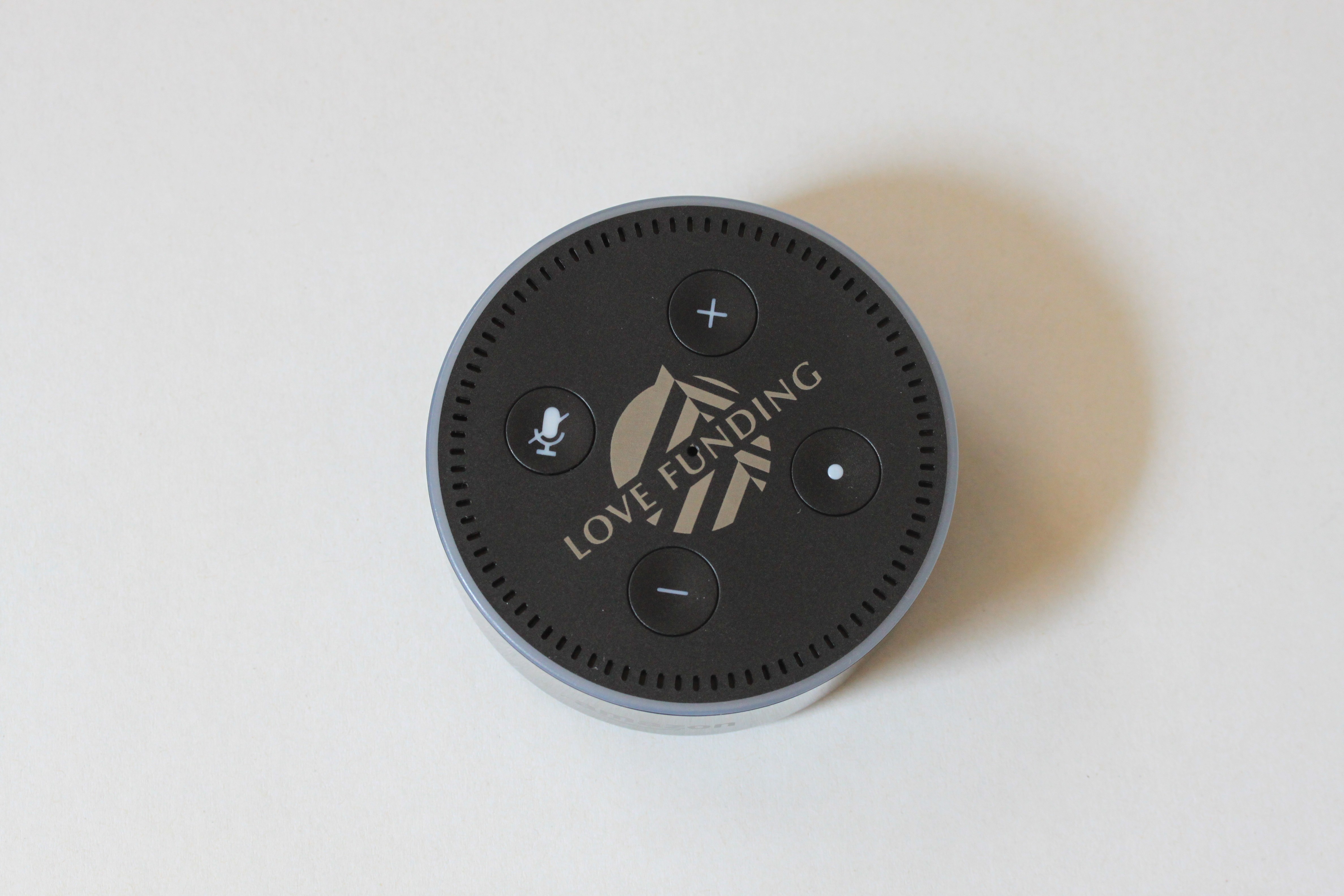 Branded Echo Dot – Laser Etching