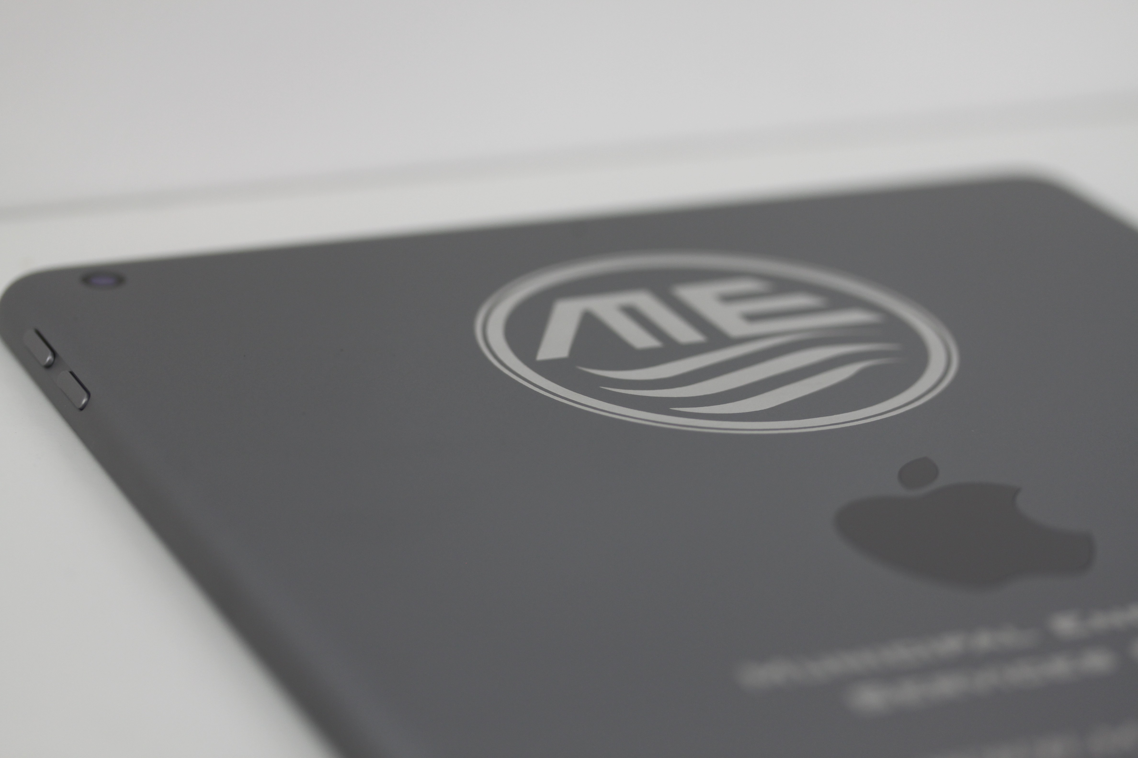 Logo Engraved on iPad