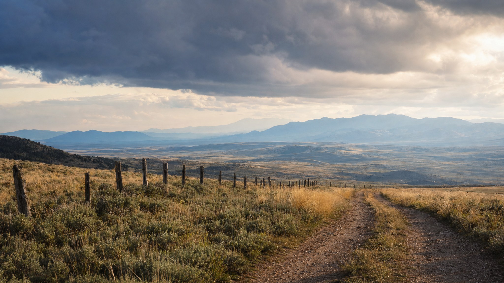 Open working ranch country
