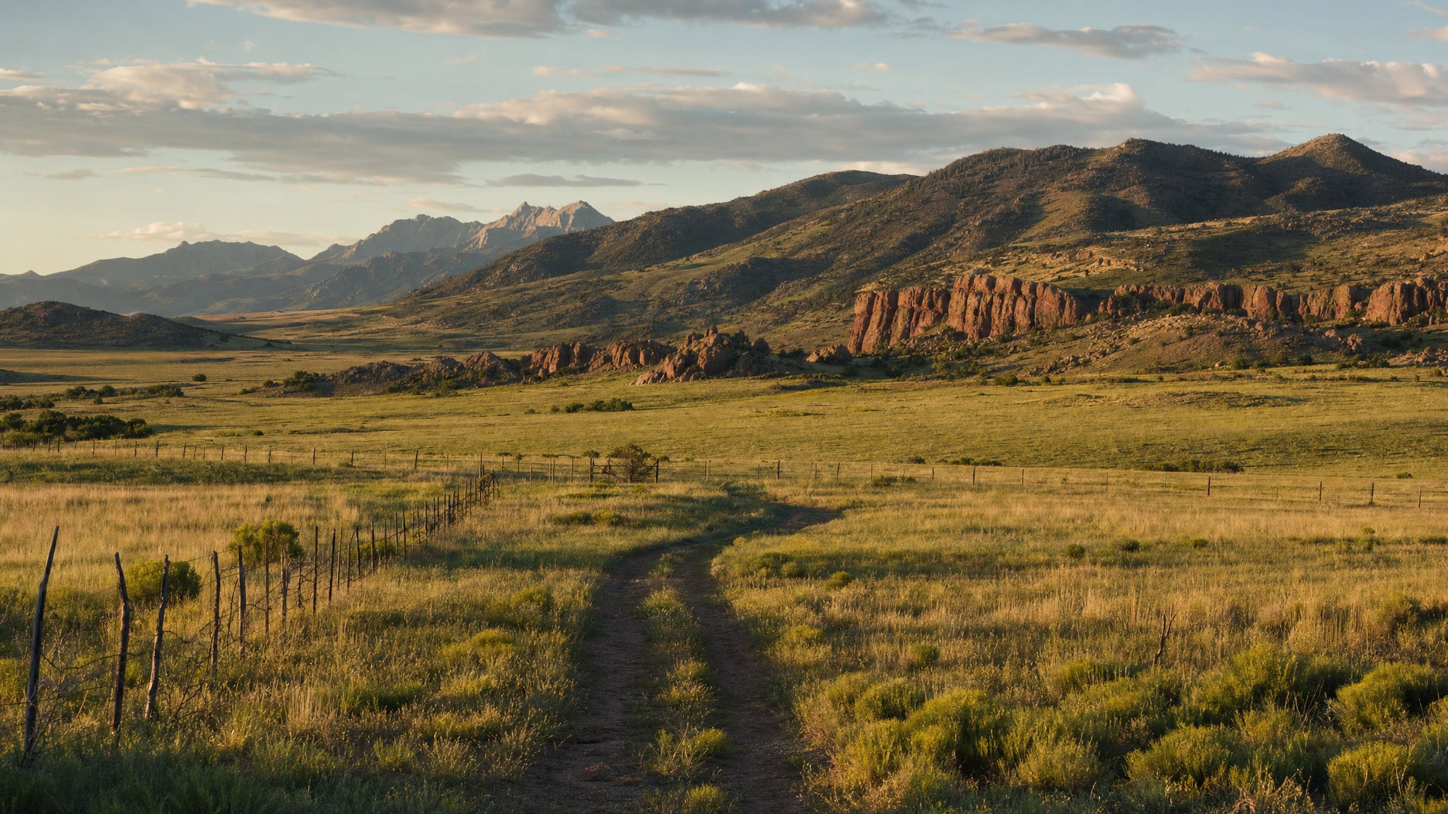 Open Southwest range with mountain foothills