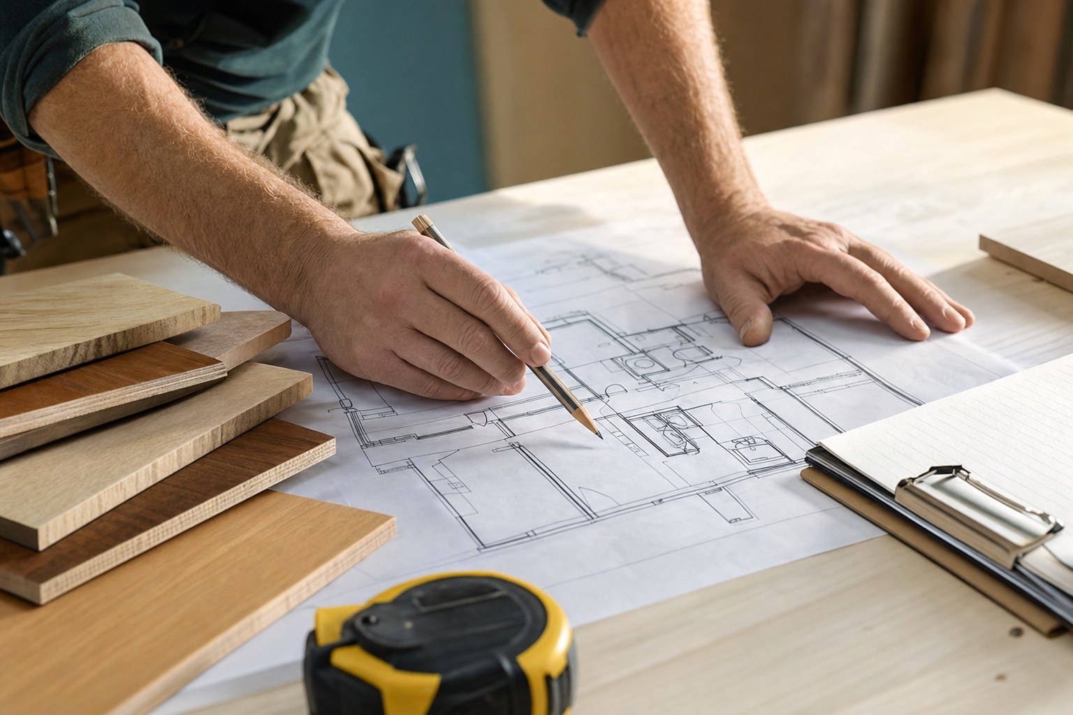 Renovation plans and materials being reviewed