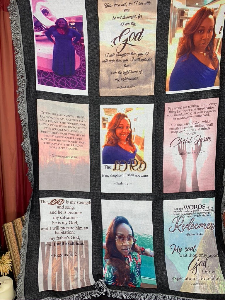 9-Panel Custom Photo Blanket