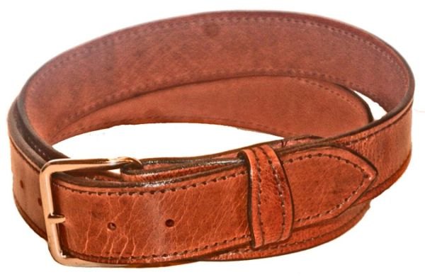Belt WATER BUFFALO Hand Crafted Leather11/4 or 11/2 wide Brown,BLACK,TAN AND CH