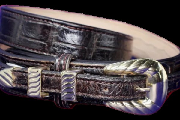 Alligator Ranger Belt custom handmade and Custom Silver 4 piece buckle set