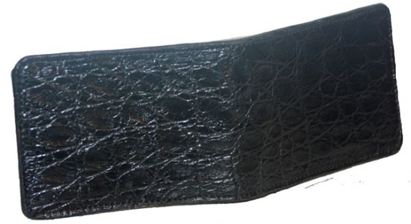 ALLIGATOR AND KANGAROO MENS WALLET ALL LEATHER CUSTOM HANDMADE IN USA