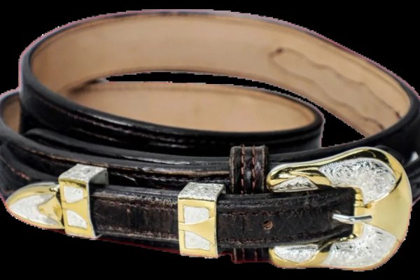 Alligator Ranger Belt custom handmade and Custom Handmade 4 piece buckle set