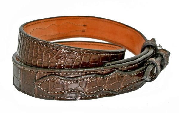 Alligator Ranger Belt Real Florida Alligator 11/4 and 1 1/2 from 30 to 50 inches