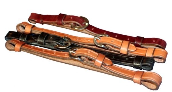 CURB CUSTOM HANDMADE 4 COLORS LEATHER STRAP WITH STAINLESS STEEL BUCKLES