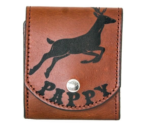 Custom Handmade Ammo Pouch Real Water Buffalo Leather with 10 cartridge slots