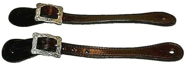 DELUX SPUR STRAPS HANDMADE ENGLISH BRIDLE LEATHER