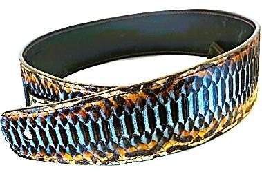 Guitar Strap Custom Handmade out of Python no two are the same