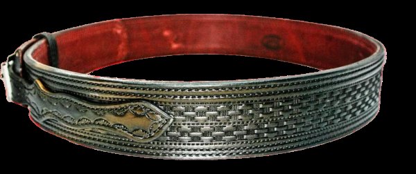 Leather Belts Men's CUSTOM HANDCRAFTED Ranger 1 1/2"to 2"" doubled stitched and, basket