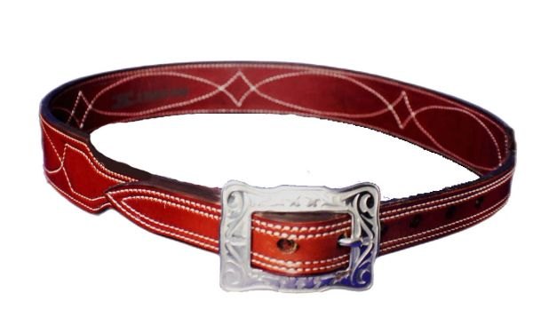 heavy duty leather gun belt with Stainless Buckle