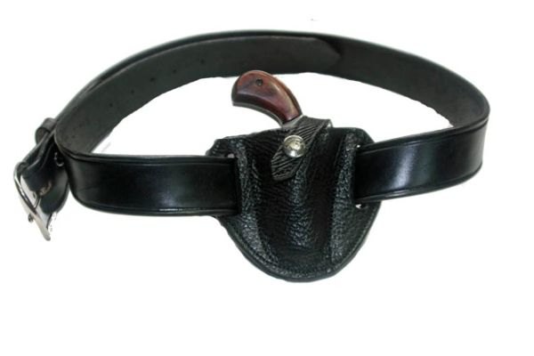 HIP HOLSTER made from real SHARK SKIN for NORTH AMERICAN ARMS 22 MAGNUM