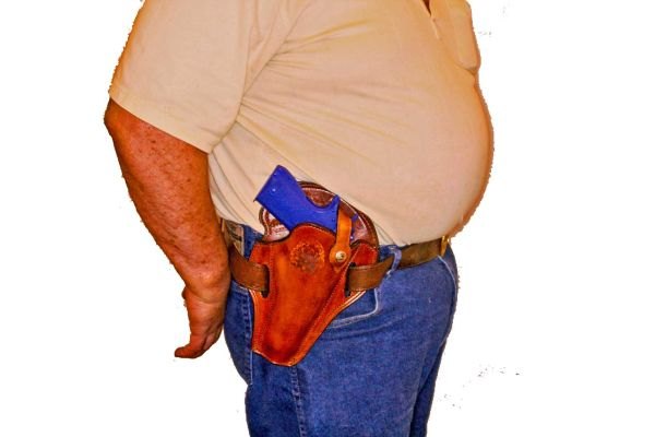 Holster for colt 1911, All leather comes in light brown, med brown, black and natural