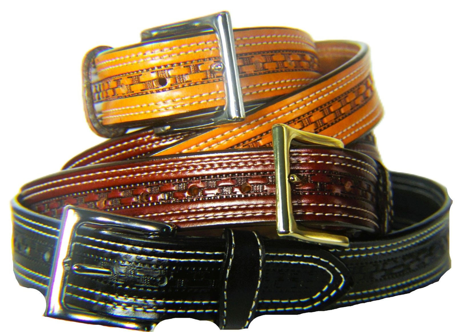 leather Belt mens or womens Herman Oak English full grain Bridle Leather