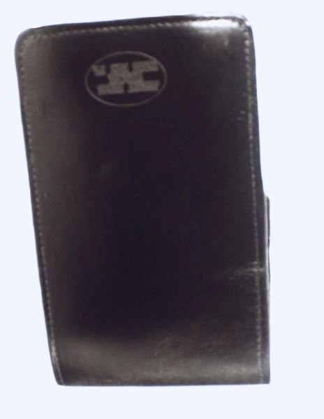 Leather, black, long Golf Scorecard Holder