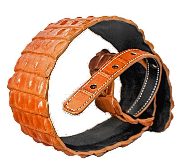 Guitar strap Leather full Hornback gator