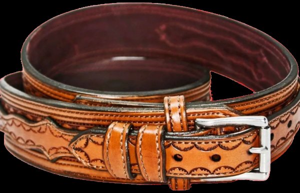 Ranger 21/4 wide Gun Holster Belt in 4 colors and either figure 8 sewed or basket we