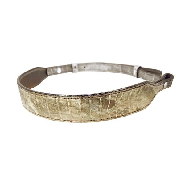 Rifle sling Real Alligator and Camo beige