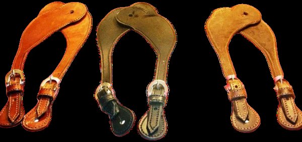 SPUR STRAPS MEN'S WATER BUFFALO LEATHER 3 COLORS STAINLESS STEEL BUCKLES