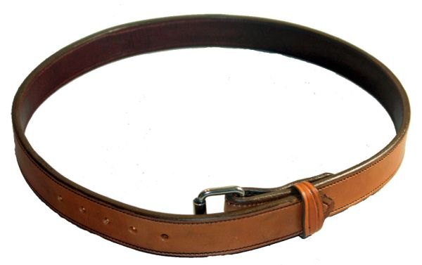 GUN BELTS, ULTIMATE custom hand made 11/4-11/2-13/4-2 latigo lined and stitched plain