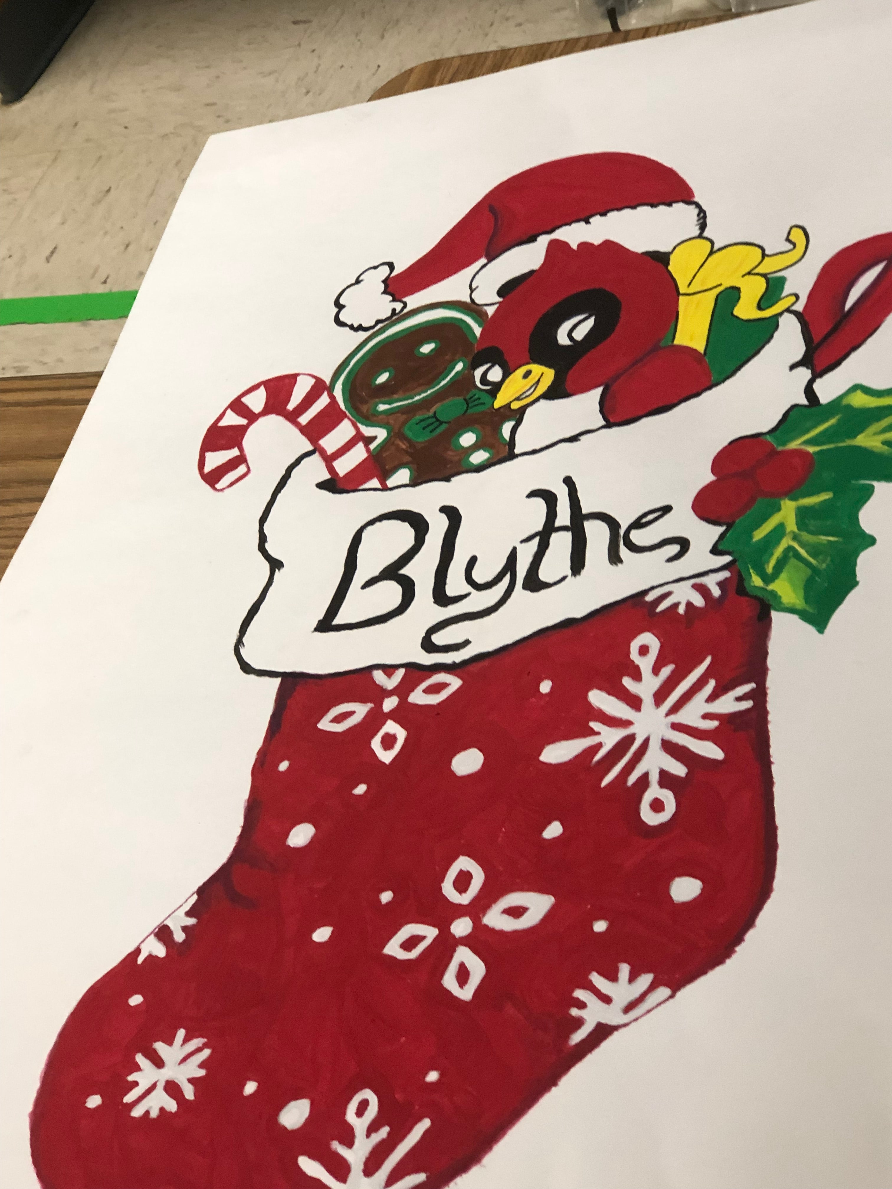 Original holiday artwork by Desiree Tatum