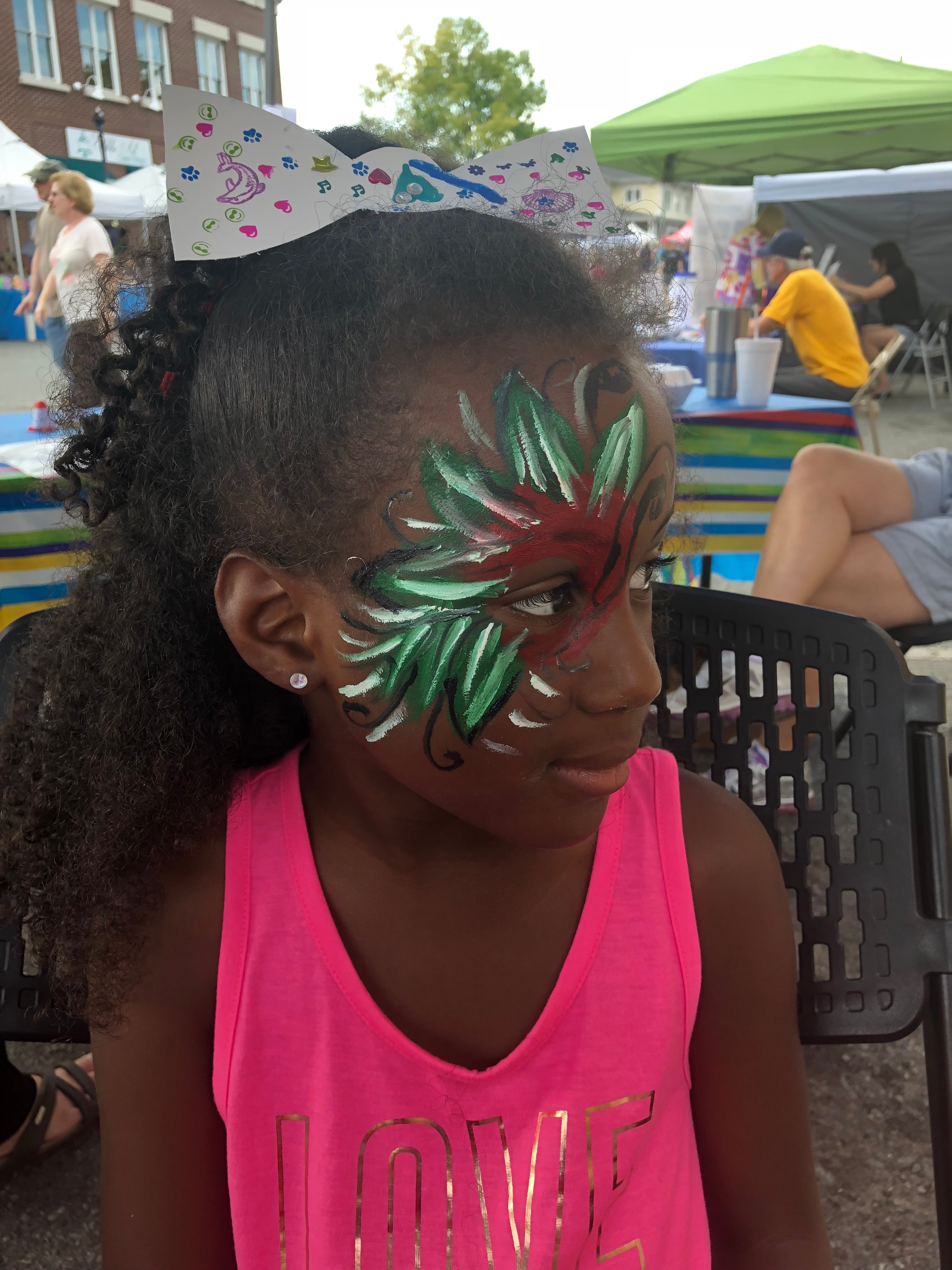 Whimsical Face Art, artwork 7
