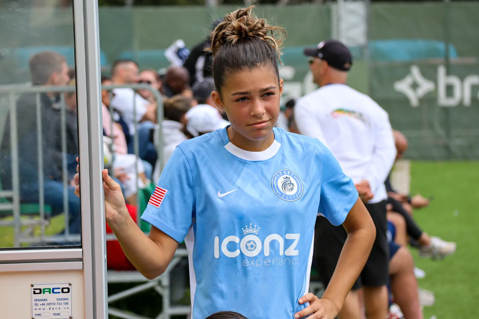 Iconz Elite player representing the program at the Gothia Cup