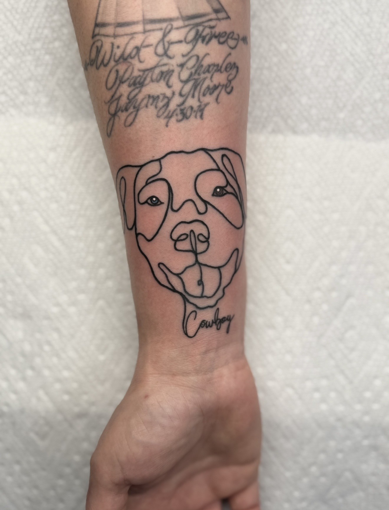 Fine Line tattoo by Trent Stone, portfolio image 7