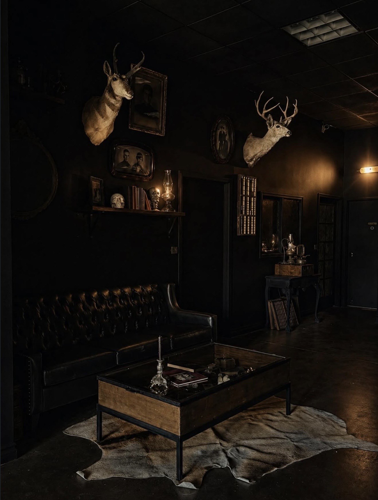 Inside Behind the Coffin Tattoos private studio in Santa Clarita