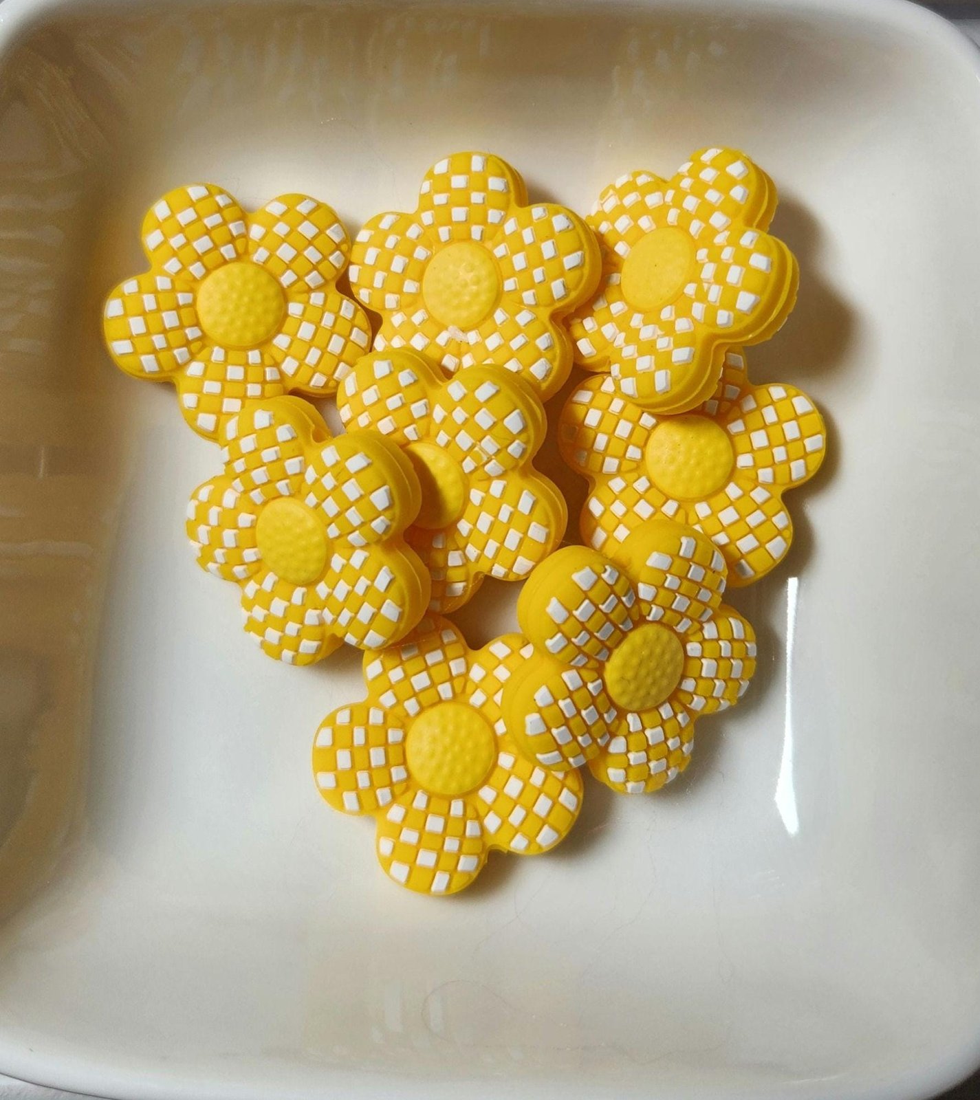 Flower Silicone focal beads, photo 3