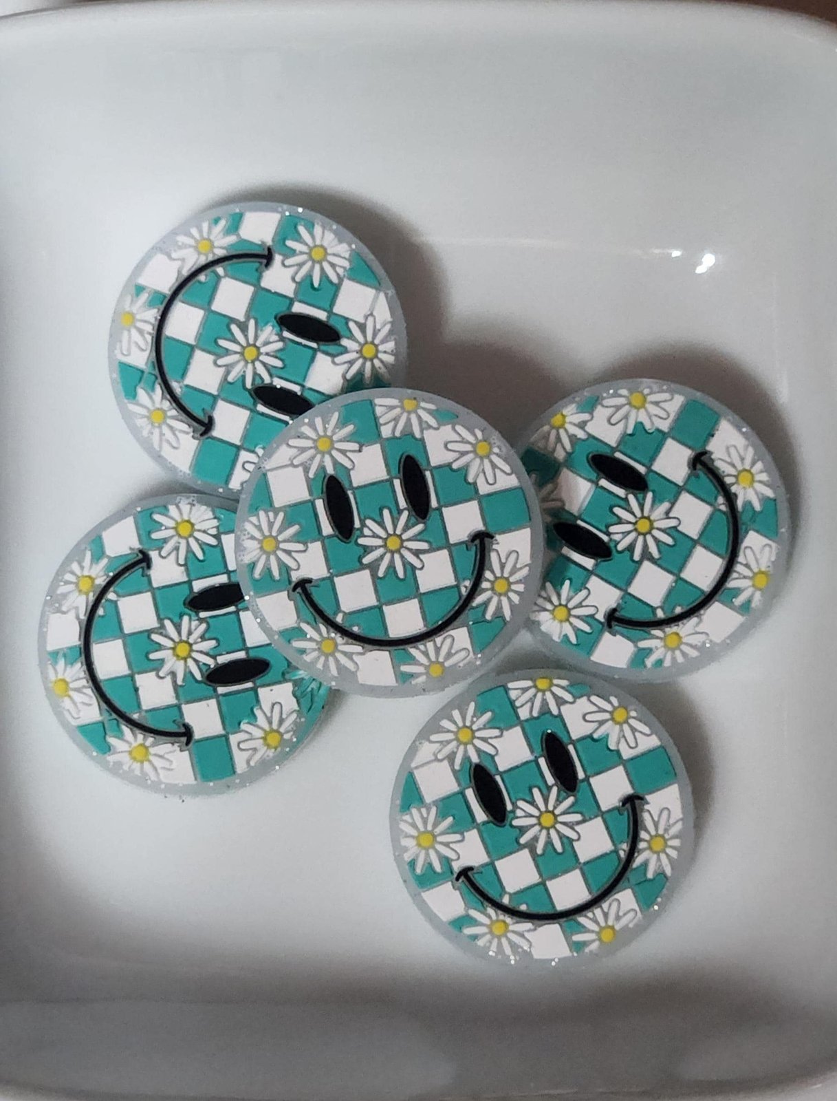 Smiley Silicone focal beads, photo 5