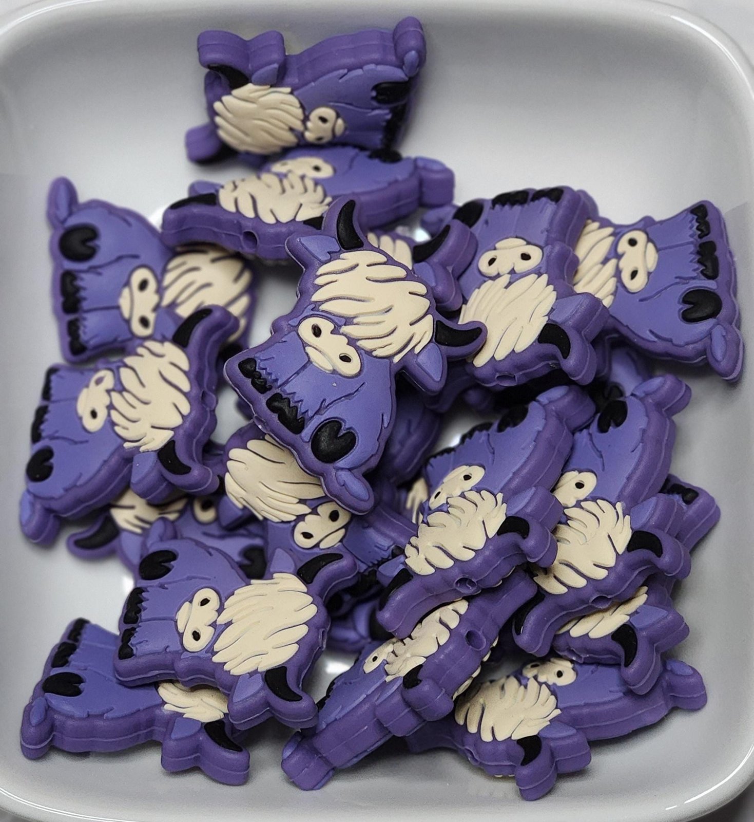 Highland Cow Silicone focal beads, photo 5
