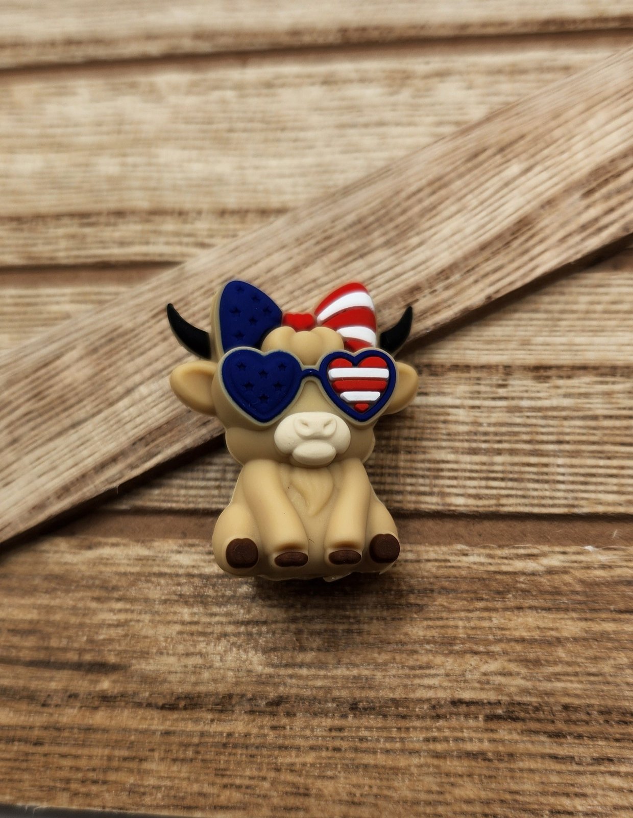 Patriotic Themed Silicone focal beads, photo 11