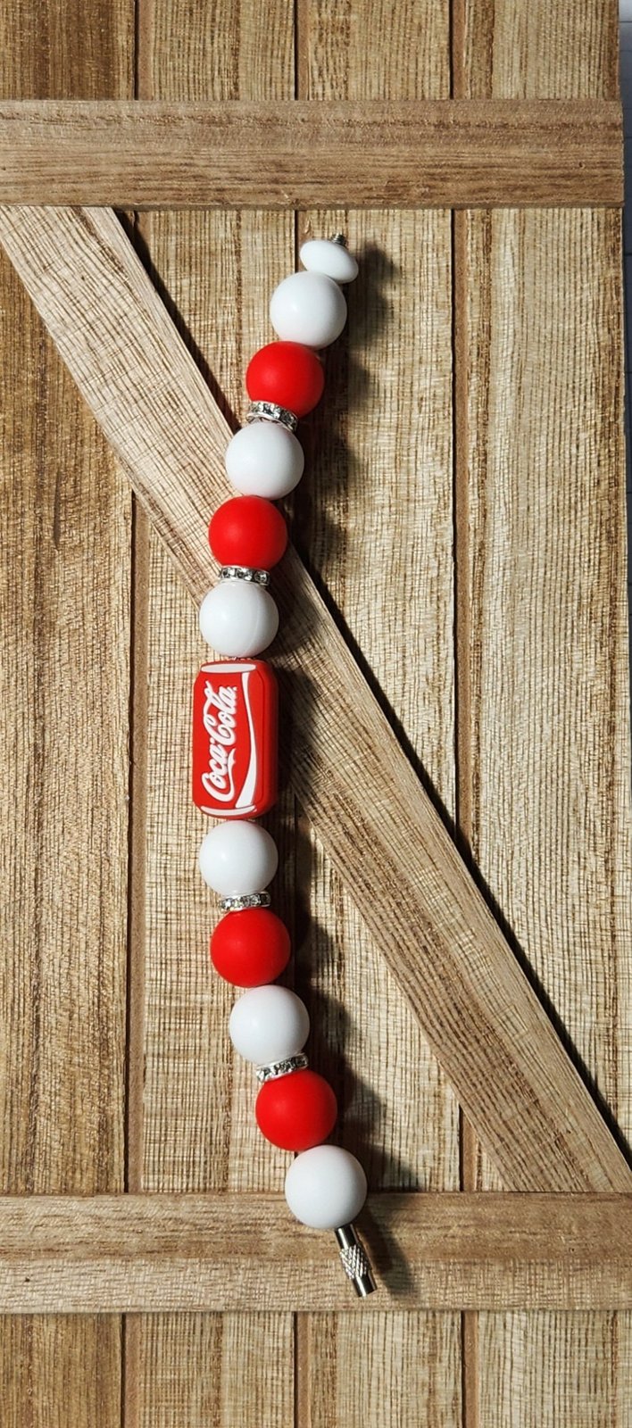 Cola silicone beaded tumbler cup charm, photo 2