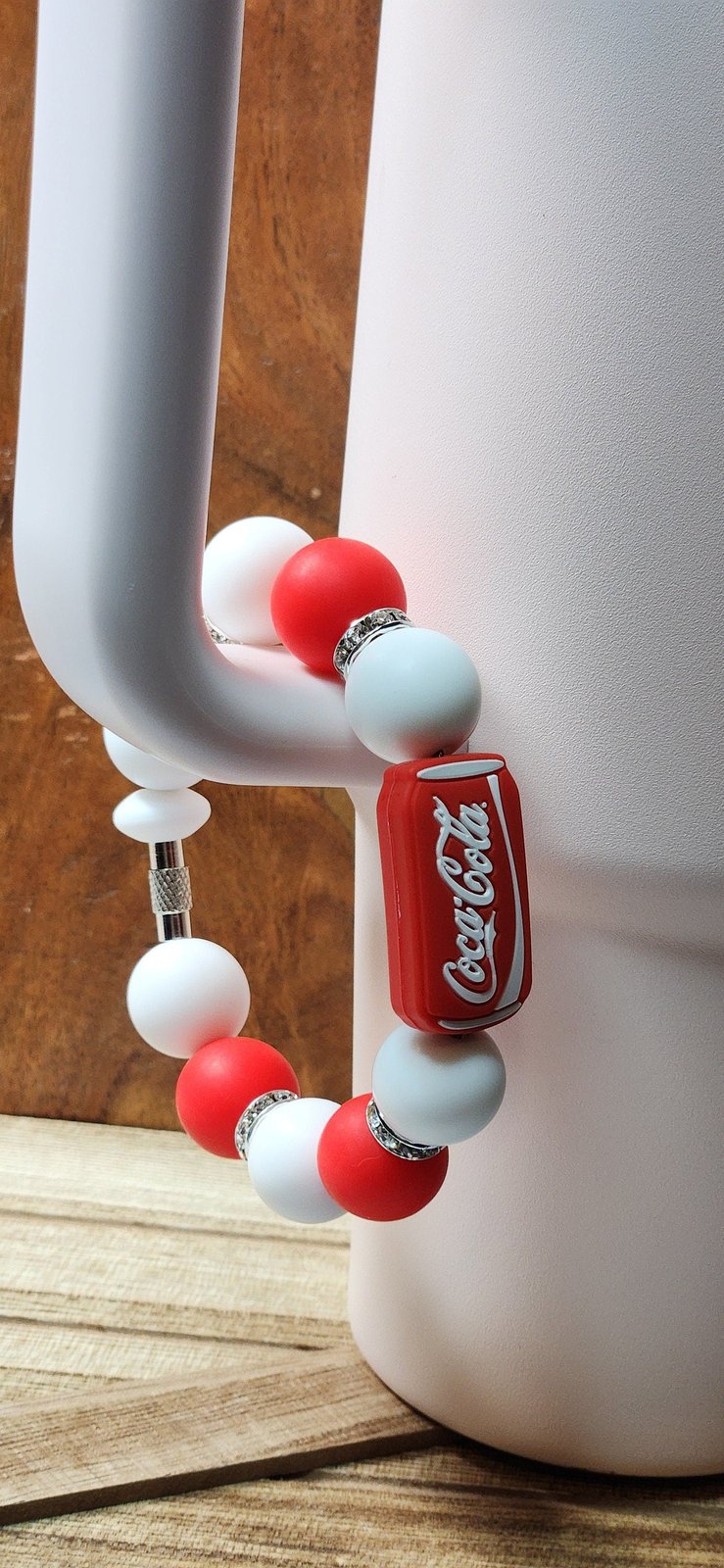 Cola silicone beaded tumbler cup charm, photo 3