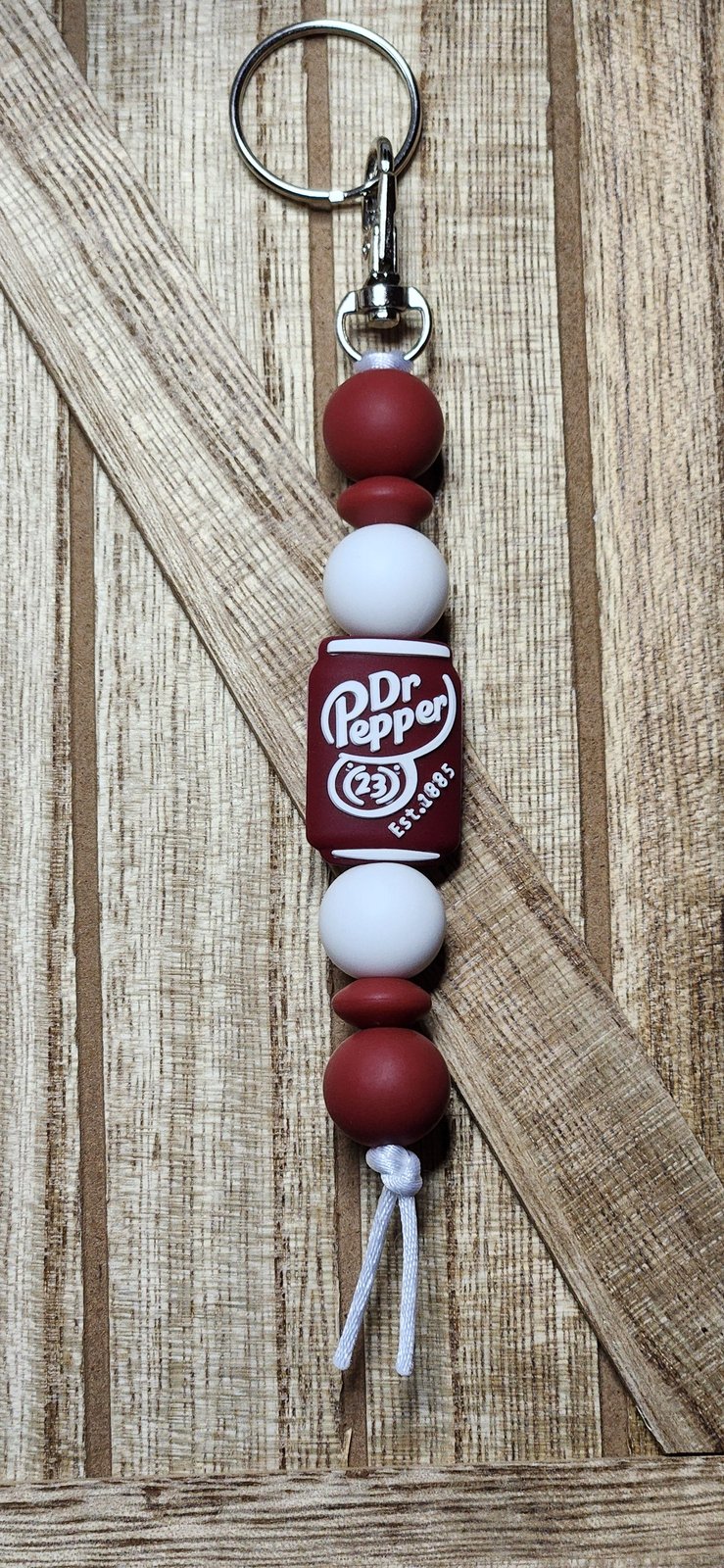 Pepper silicone beaded keychain, photo 2