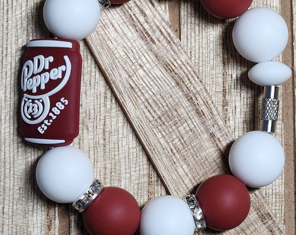 Pepper silicone beaded tumbler cup charm