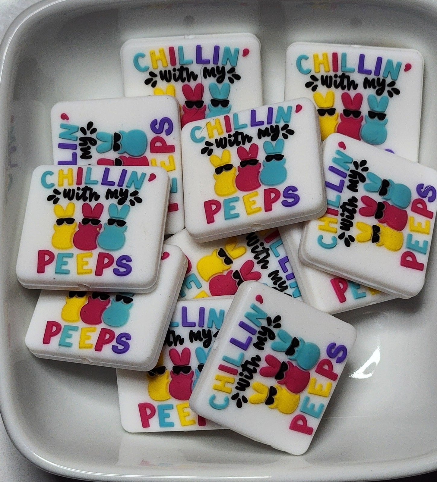 Easter Themed Silicone focal beads, photo 2