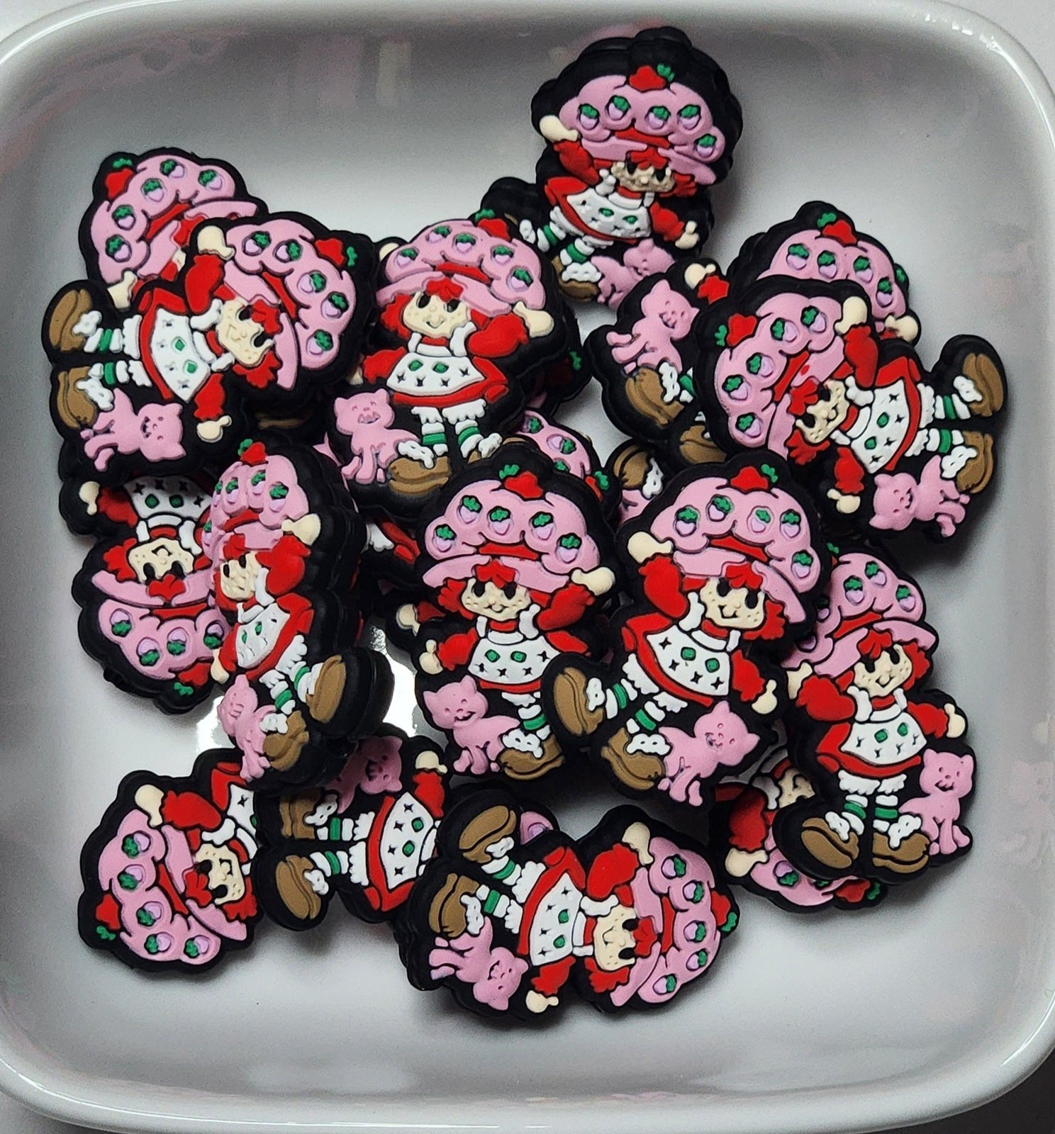 Strawberry Girl Silicone focal beads, photo 2