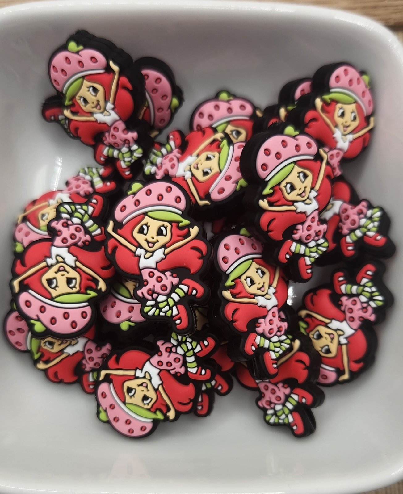 Strawberry Girl Silicone focal beads, photo 3
