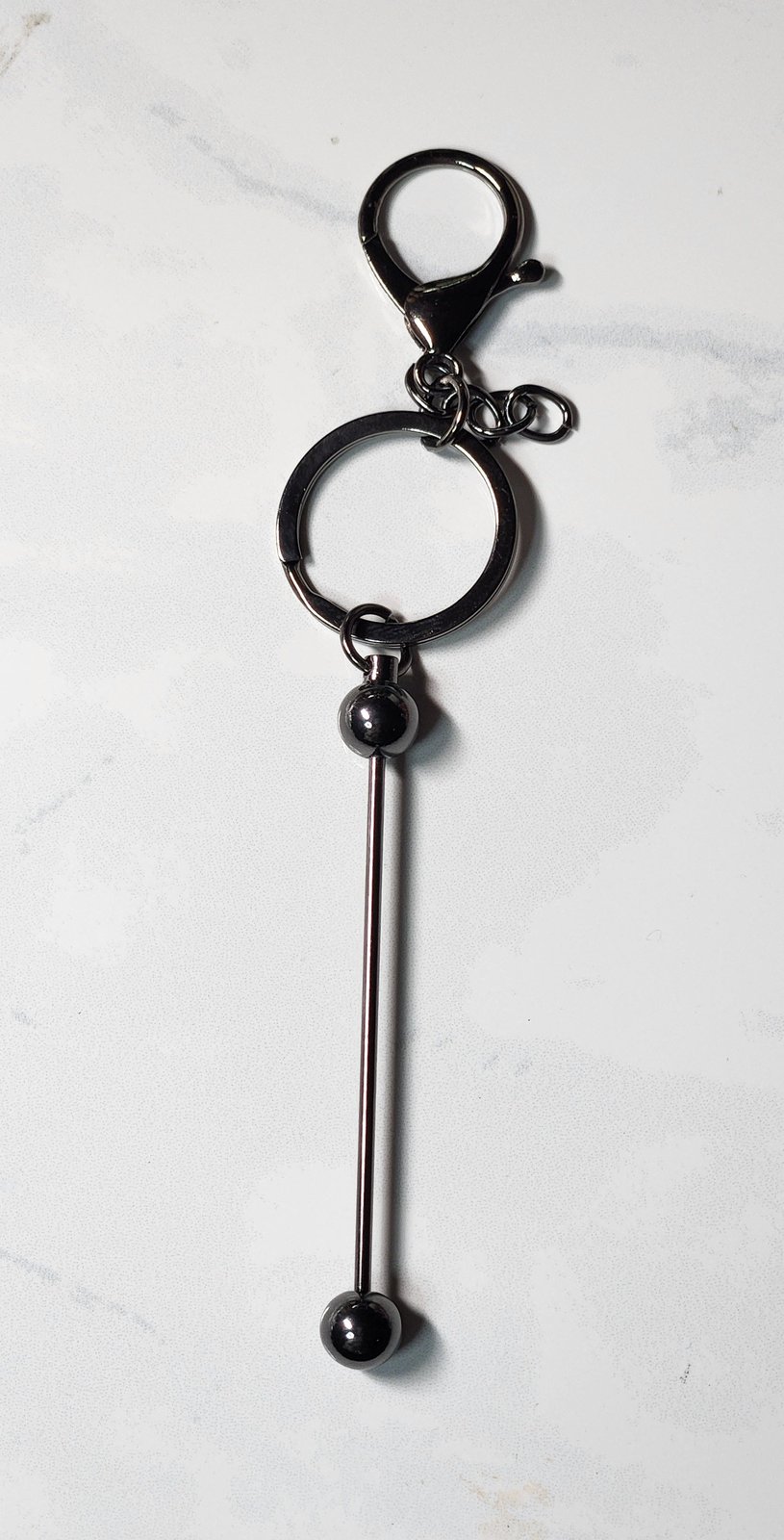 Beadable bar keychain, photo 2