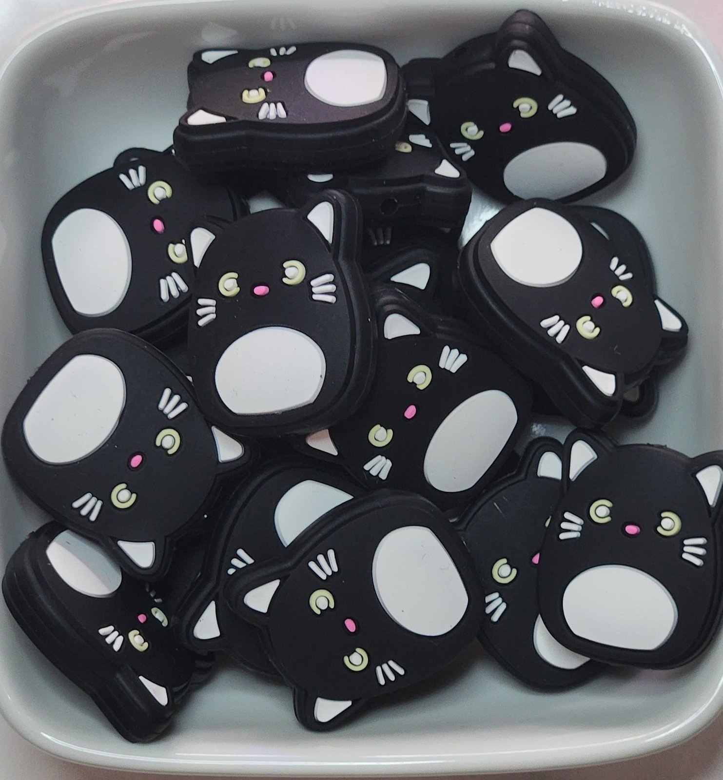 Squishmellow Themed silicone focal bead